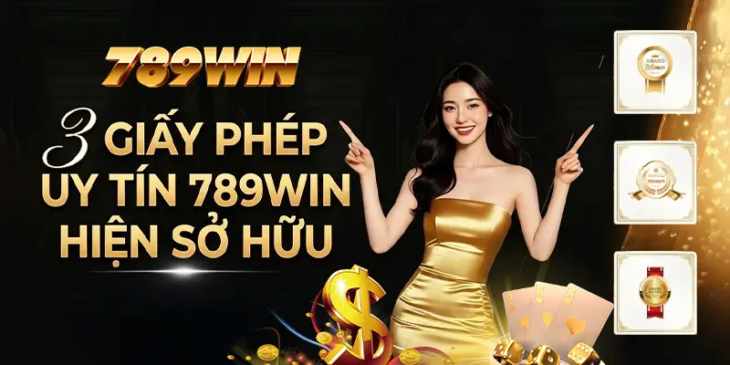 3 giấy phép uy tín 789WIN hiện sở hữu